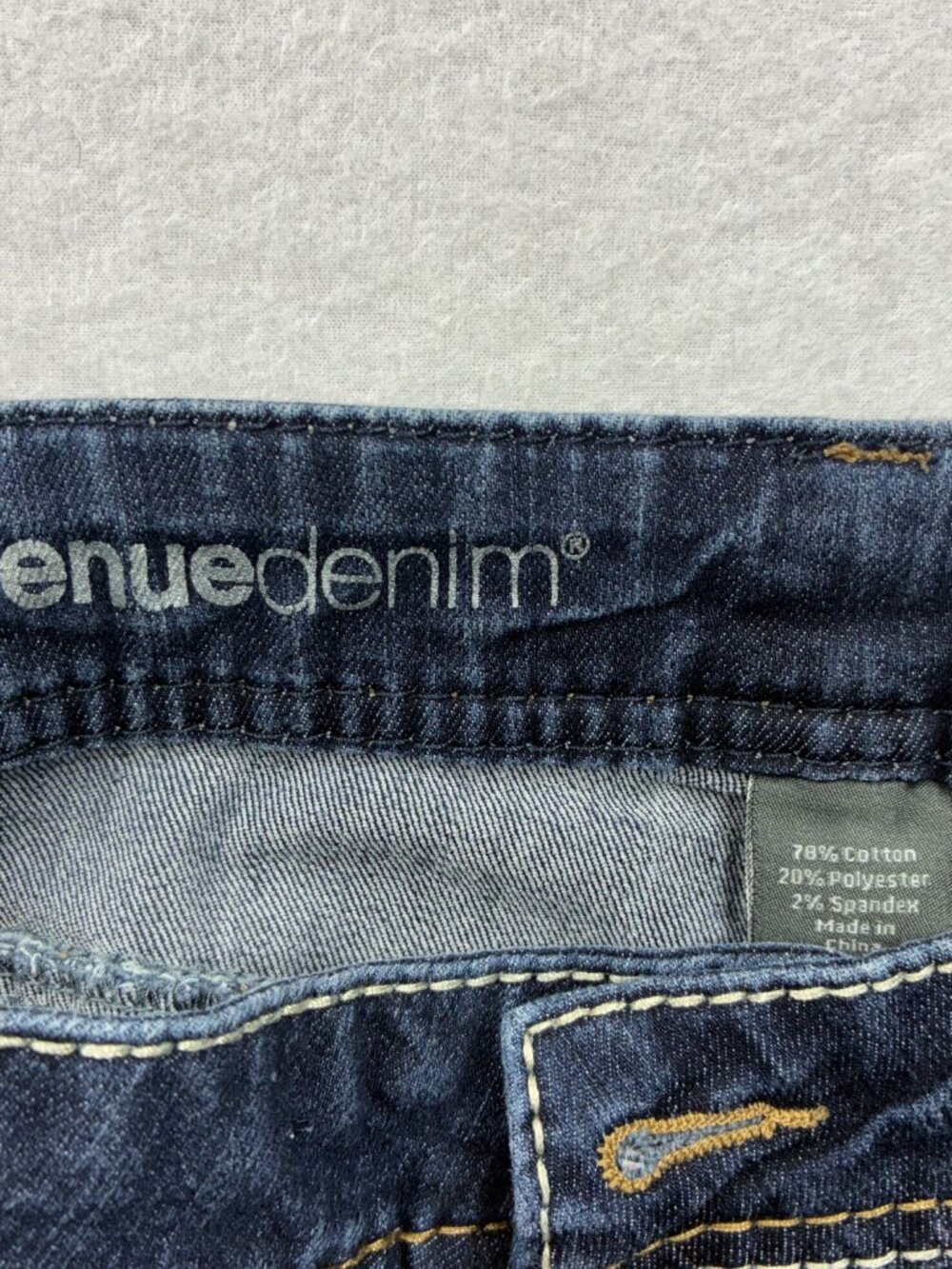 3For$20 Avenue Denim Dark Wash Jeggins size 22/24 - Picture 4 of 5